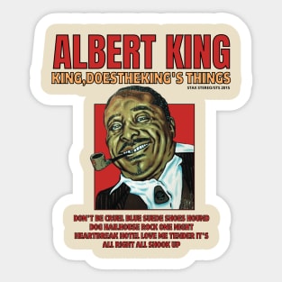 Albert King Tribute Sticker